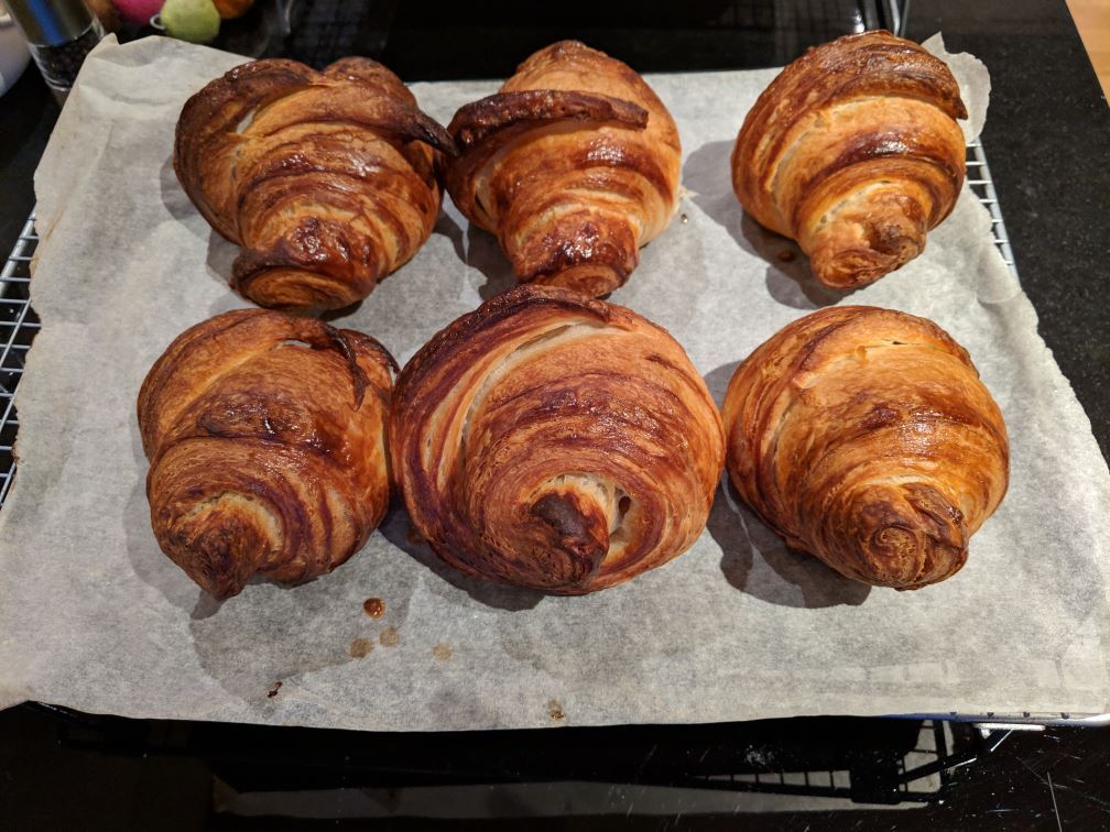 Home made croissants